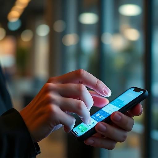 Una persona revisando sus gastos en una aplicaci&oacute;n m&oacute;vil